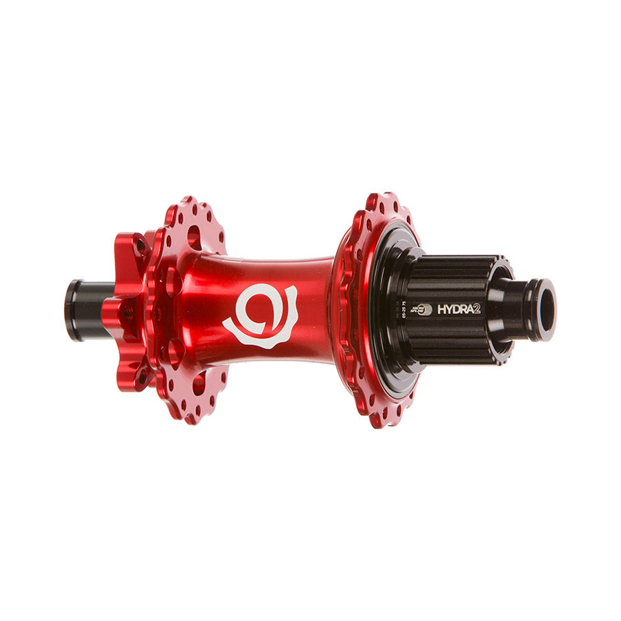 080660-22::0::080660-22::Industry Nine, Hydra 2 Boost MicroSpline, Moyeu à disque, Arrière, 28T, 12mm TA, 148mm, Shimano Micro Spline, Rouge