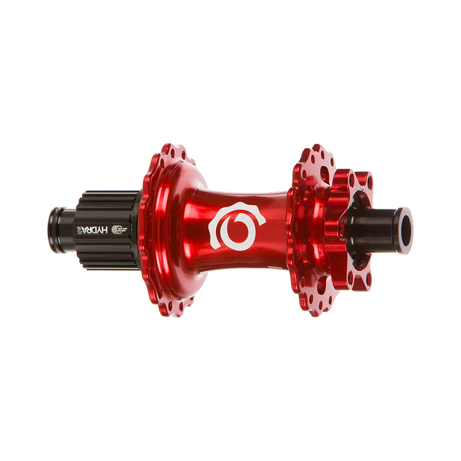 080660-22::1::080660-22::Industry Nine, Hydra 2 Boost MicroSpline, Moyeu à disque, Arrière, 28T, 12mm TA, 148mm, Shimano Micro Spline, Rouge