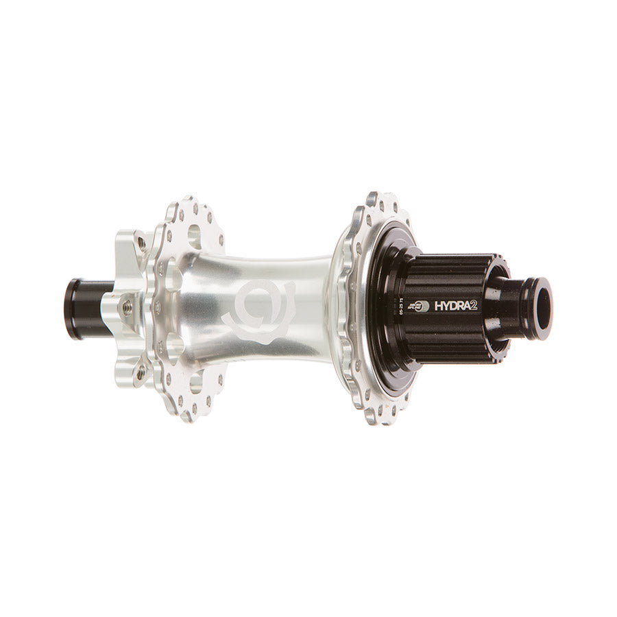 080660-23::0::080660-23::Industry Nine, Hydra 2 Boost MicroSpline, Moyeu à disque, Arrière, 28T, 12mm TA, 148mm, Shimano Micro Spline, Argent