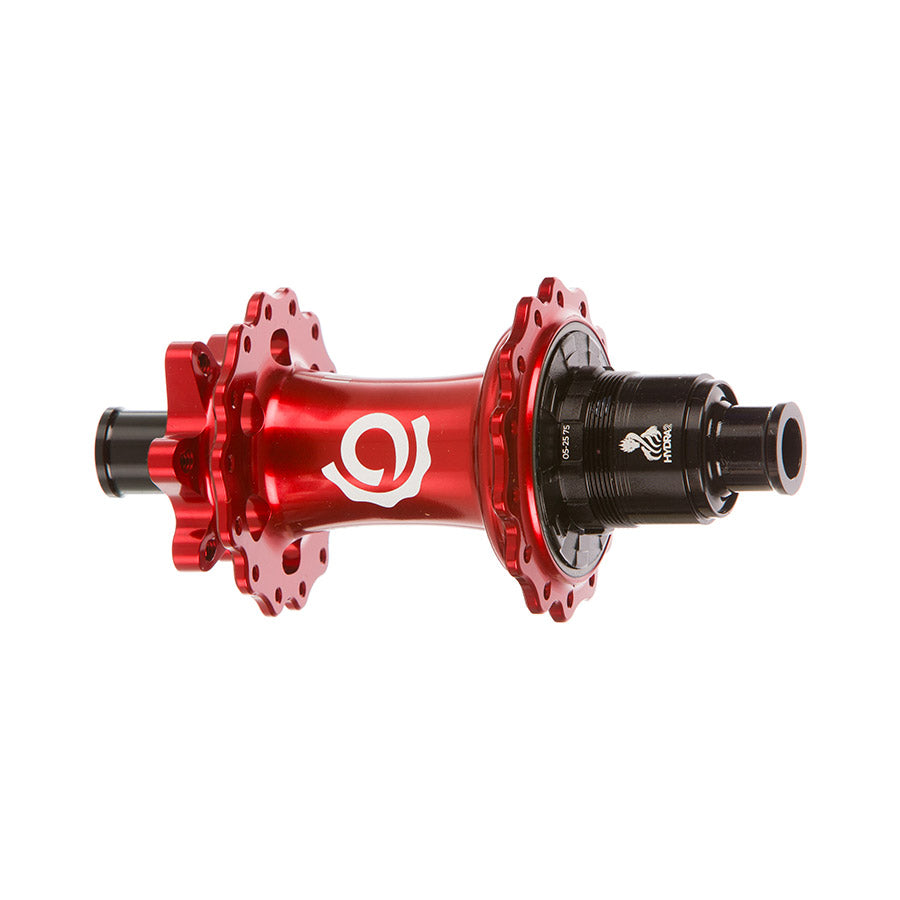 080662-10::0::080662-10::Industry Nine, Hydra 2 Boost XD, Moyeu à disque, Arrière, 32T, 12mm TA, 148mm, SRAM XD, Rouge