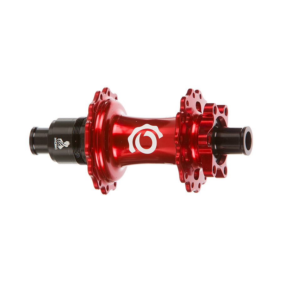 080662-10::1::080662-10::Industry Nine, Hydra 2 Boost XD, Moyeu à disque, Arrière, 32T, 12mm TA, 148mm, SRAM XD, Rouge
