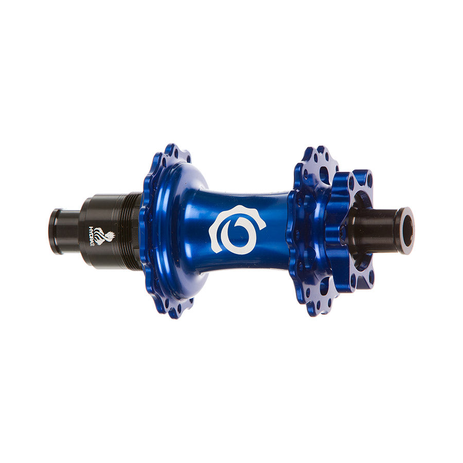 080662-14::1::080662-14::Industry Nine, Hydra 2 Boost XD, Moyeu à disque, Arrière, 28T, 12mm TA, 148mm, SRAM XD, Bleu