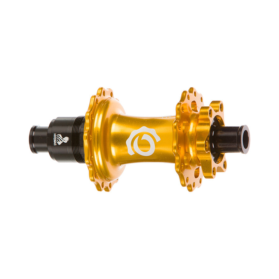 080662-16::1::080662-16::Industry Nine, Hydra 2 Boost XD, Moyeu à disque, Arrière, 28T, 12mm TA, 148mm, SRAM XD, Or
