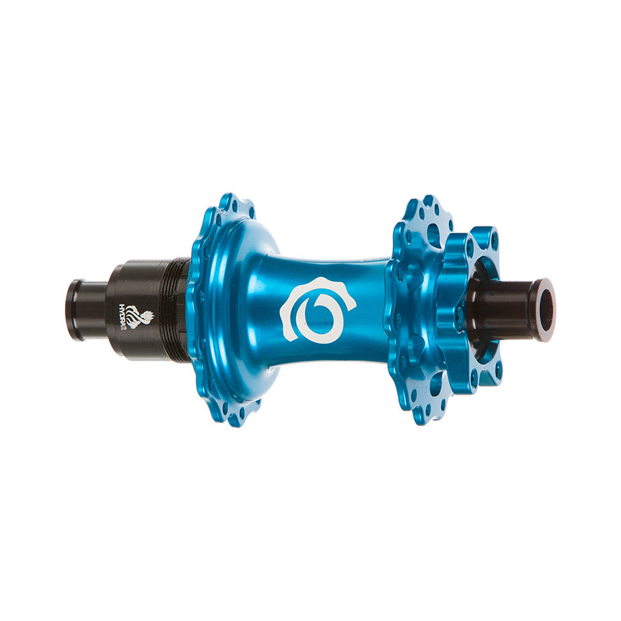 080662-24::1::080662-24::Industry Nine, Hydra 2 Boost XD, Moyeu à disque, Arrière, 28T, 12mm TA, 148mm, SRAM XD, Turquoise