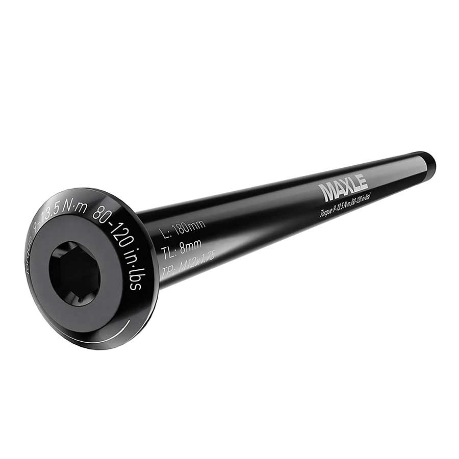 090612-18::0::090612-18::RockShox, Rear Maxle, Essieu de type Thru Axle, Arrière, 12x148mm TA, Longueur: 180mm, Longueur des filets: 13mm, Filets: M12x1.0, UDH, 00.4318.050.001