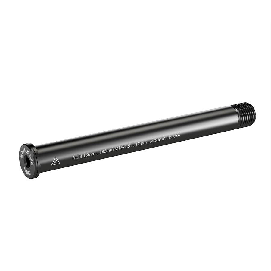 091231-02::0::091231-02::Wheels Manufacturing, Front 15mm Thru Axle, Essieu de type Thru Axle, Avant, Longueur: 148mm, Longueur des filets: 12mm, Filets: M15x1.50