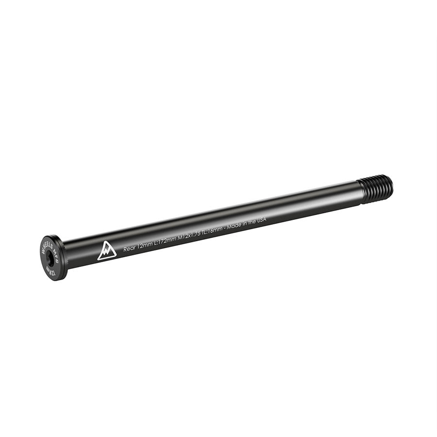 091232-13::0::091232-13::Wheels Manufacturing, Rear 12mm Thru Axle, Essieu de type Thru Axle, Arrière, Longueur: 172mm, Longueur des filets: 16mm, Filets: M12x1.75