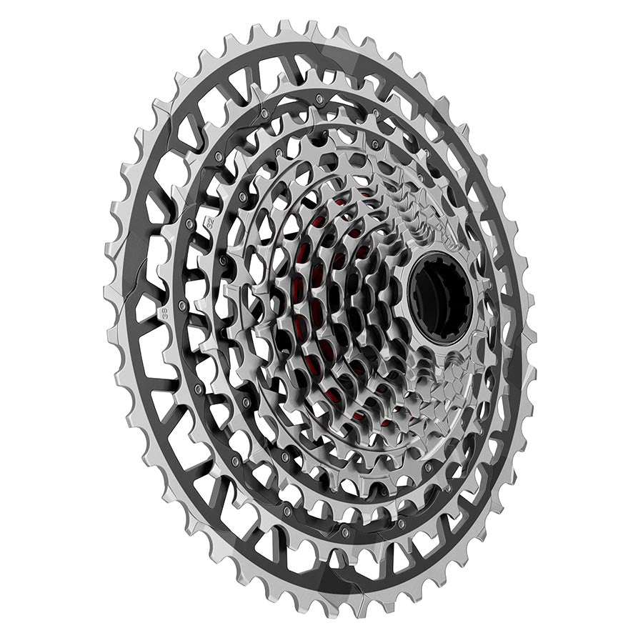 120672-02::2::120672-02::SRAM, XS-1275 GX Eagle T-Type, Cassette, Noir, Vitesses: 12, 10-52D, XD