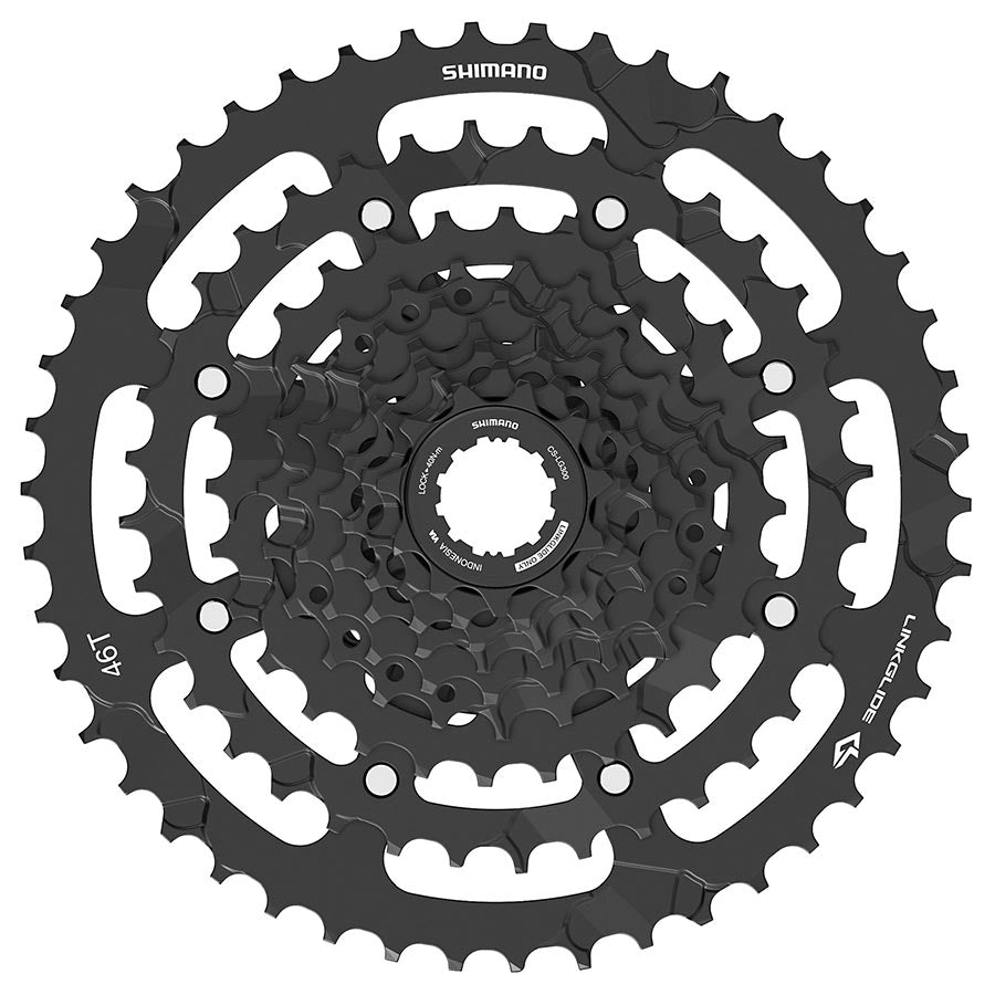120682-02::0::120682-02::Shimano, CS-LG300-9, Cassette, Vitesses: 9, 11-46D, ECSLG3009146