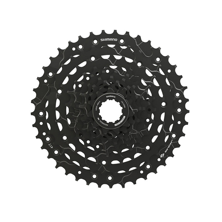 120682-03::0::120682-03::Shimano, CS-LG300-9, Cassette, Enduit de phosphate, Vitesses: 9, 11-41T, HG 9-10 vit, ECSLG3009141