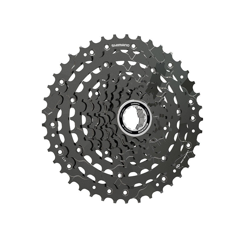 120684-03::1::120684-03::Shimano, CS-LG400-9, Cassette, Enduit de phosphate, Vitesses: 9,11-41T , HG 9-10 vit, ECSLG4009141