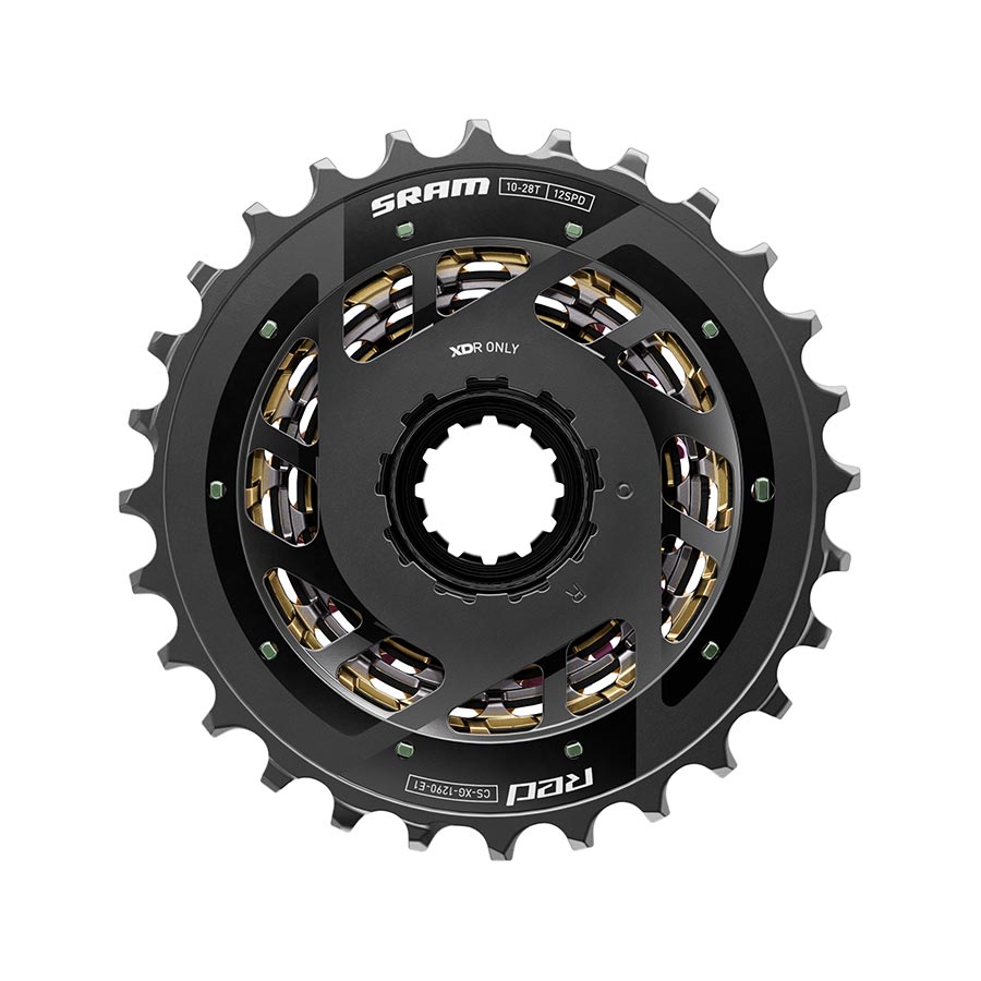 120689-05::2::120689-05::SRAM, XG-1290 E1, Cassette, Arc-en-ciel, Vitesses: 12, 10-28D, XD-R