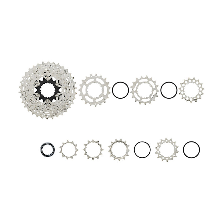 120718-01::3::120718-01::Shimano, 105 CS-R7101, Cassette, Nickelé, Vitesses: 12, 11-34D, HG+ 12 vit Route seulement, ICSR710112134