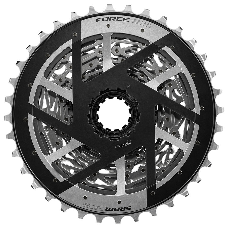 120720-04::1::120720-04::SRAM, XG-1270 E1, Cassette, Argent, Vitesses: 12, 10-36D, XD-R