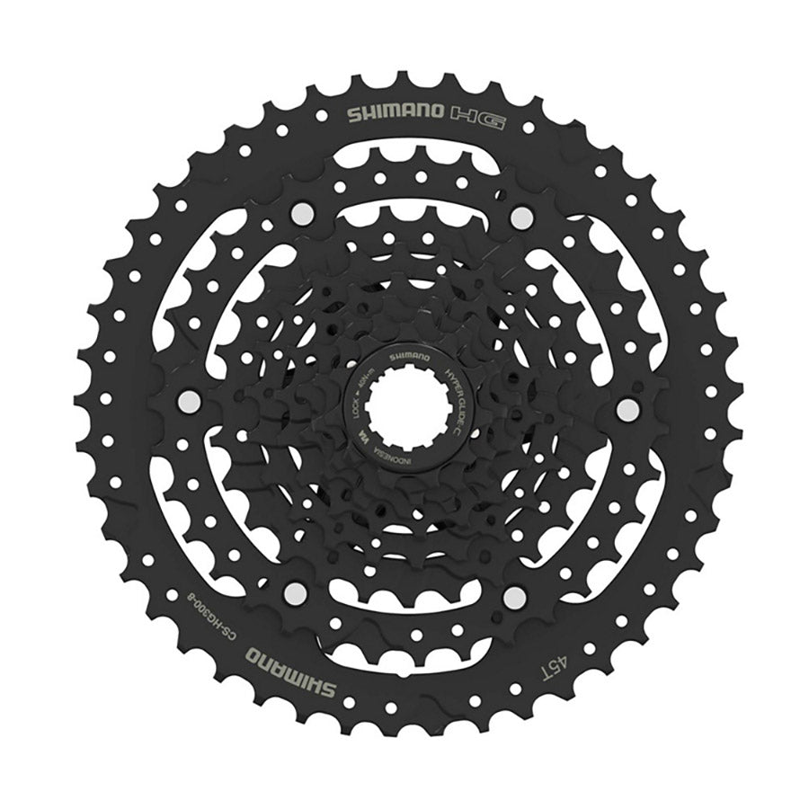 120726-01::0::120726-01::Shimano, CS-HG300-8, Cassette, Enduit de phosphate, Vitesses: 8, 11-45D, ECSHG3008145