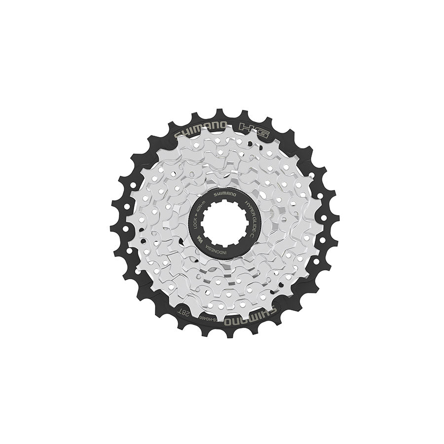 120727-01::0::120727-01::Shimano, CS-HG400-7, Cassette, Enduit de phosphate, Vitesses: 7, 11-28D, ECSHG4007128