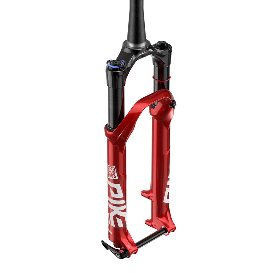 140833-04-26::0::140833-04-26::RockShox, Pike DJ A4, Fourche à suspension, 26'', Air, 100mm, 1-1/8''-1.5'', 15x100mm TA, Déport: 40mm, Rouge