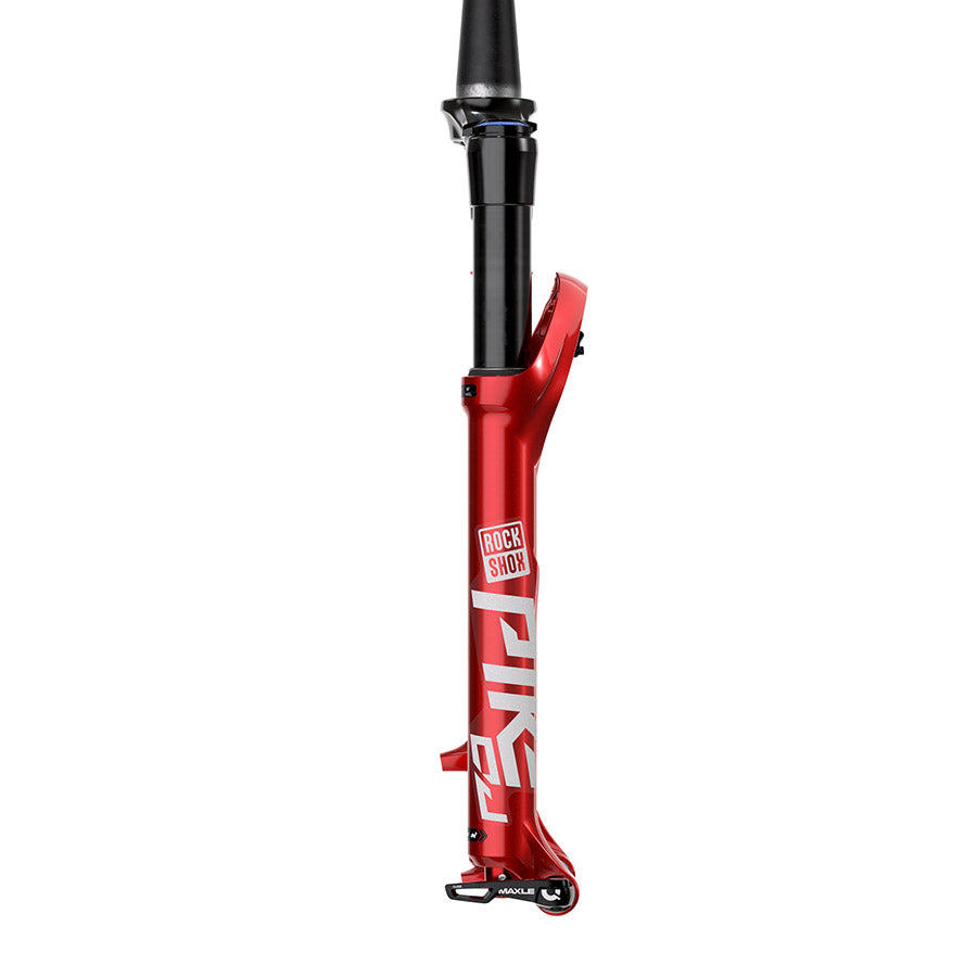 140833-04-26::2::140833-04-26::RockShox, Pike DJ A4, Fourche à suspension, 26'', Air, 100mm, 1-1/8''-1.5'', 15x100mm TA, Déport: 40mm, Rouge
