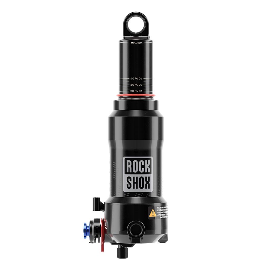 140872-01::2::140872-01::RockShox, Deluxe Nude RLC3 C1, Amortisseur arrière, 165x45, Oeillet de tige: Tourillon, Oeillet de corps: Standard, Progressive 0Pos/0Neg Tokens, W/1 Efficiency Token, LM Tune,430 Lockout, Scott Spark