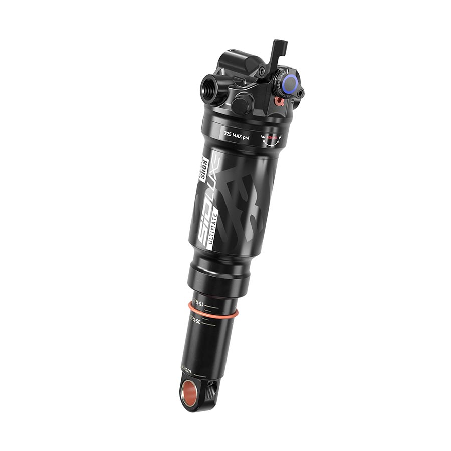 140904-06::1::140904-06::RockShox, SIDLuxe Ultimate 3P A2, Amortisseur arrière, 165x40, Oeillet de tige: Tourillon, Oeillet de corps: Standard, R85, C30, X8, 1 Token
