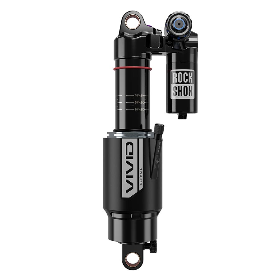 140905-04::0::140905-04::RockShox, Vivid Ultimate C1, Amortisseur arrière, 230x62.5, Oeillet de tige: Standard, Oeillet de corps: Standard, R25, C34, X2, 1 Token