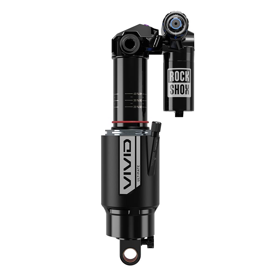140905-08::0::140905-08::RockShox, Vivid Ultimate C1, Amortisseur arrière, 225x75, Oeillet de tige: Standard, Oeillet de corps: Tourillon, R25, C34, X2, 1 Token