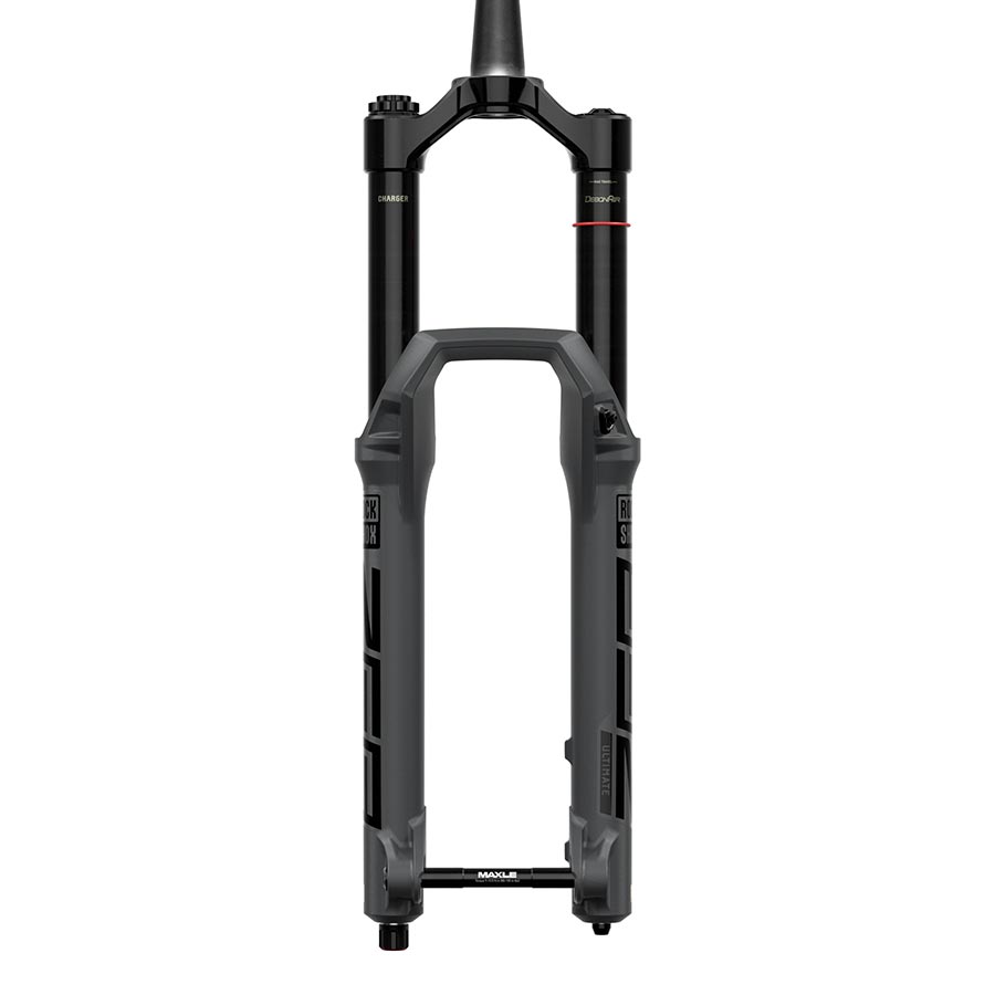 140941-14-29::1::140941-14-29::RockShox, ZEB Ultimate A3, Fourche à suspension, 29'', DebonAir+ W/ButterCups, 180mm, 1-1/8''-1.5'', 15x110mm TA, Déport: 44mm, Gris