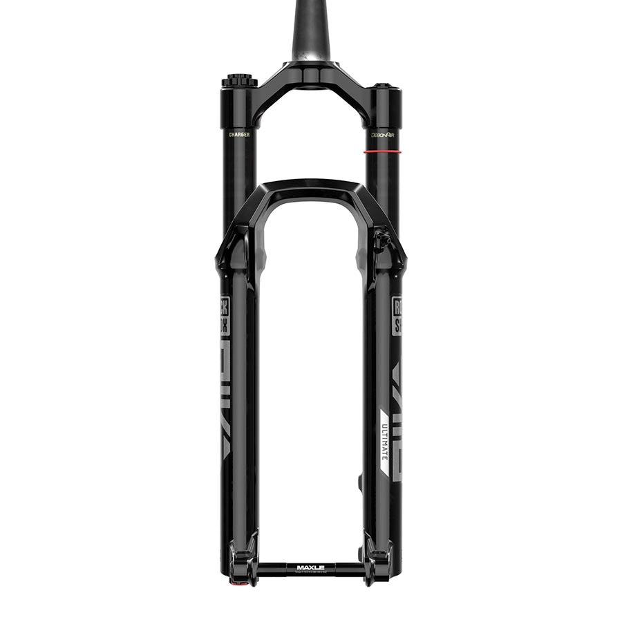 140942-06-275::1::140942-06-275::RockShox, Pike Ultimate C2, Fourche à suspension, 27.5'', DebonAir+ W/ButterCups, 140mm, 1-1/8''-1.5'', 15x110mm TA, Déport: 37mm, Noir