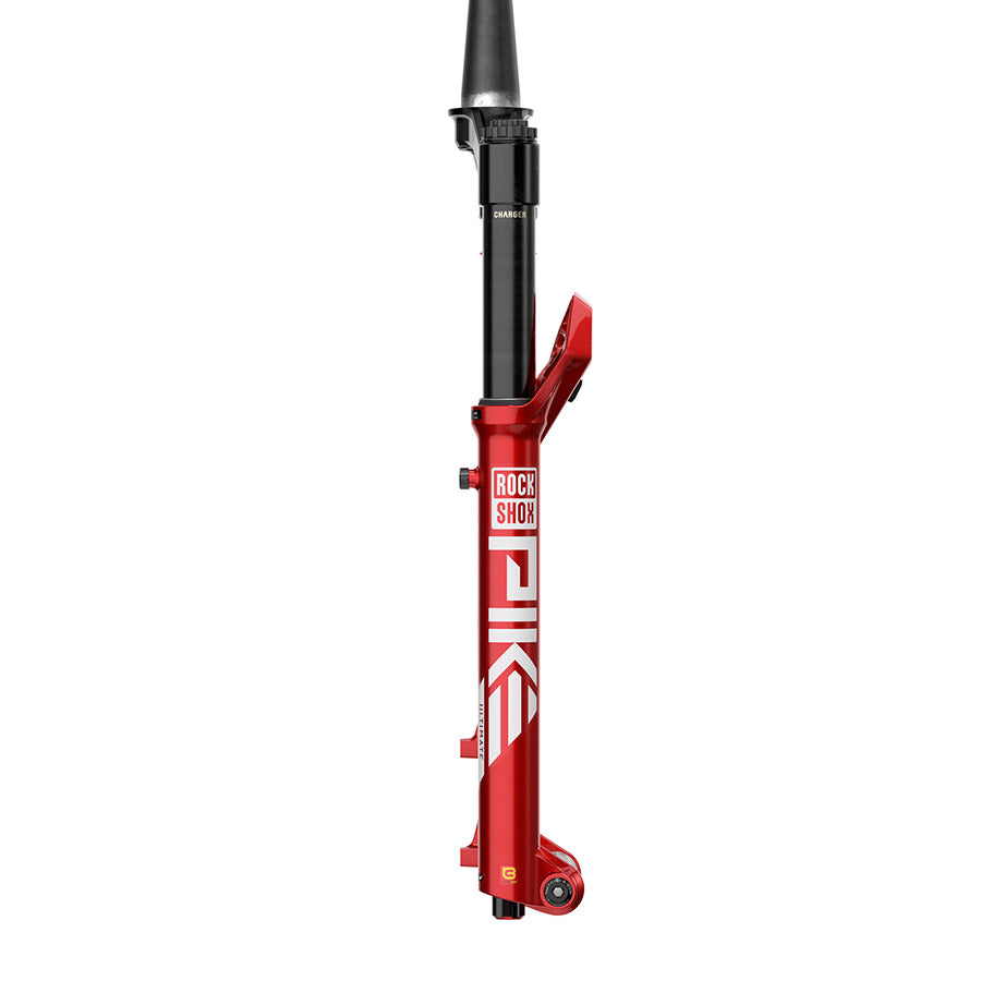 140942-19-29::2::140942-19-29::RockShox, Pike Ultimate C2, Fourche à suspension, 27.5'', DebonAir+ W/ButterCups, 140mm, 1-1/8''-1.5'', 15x110mm TA, Déport: 44mm, Rouge