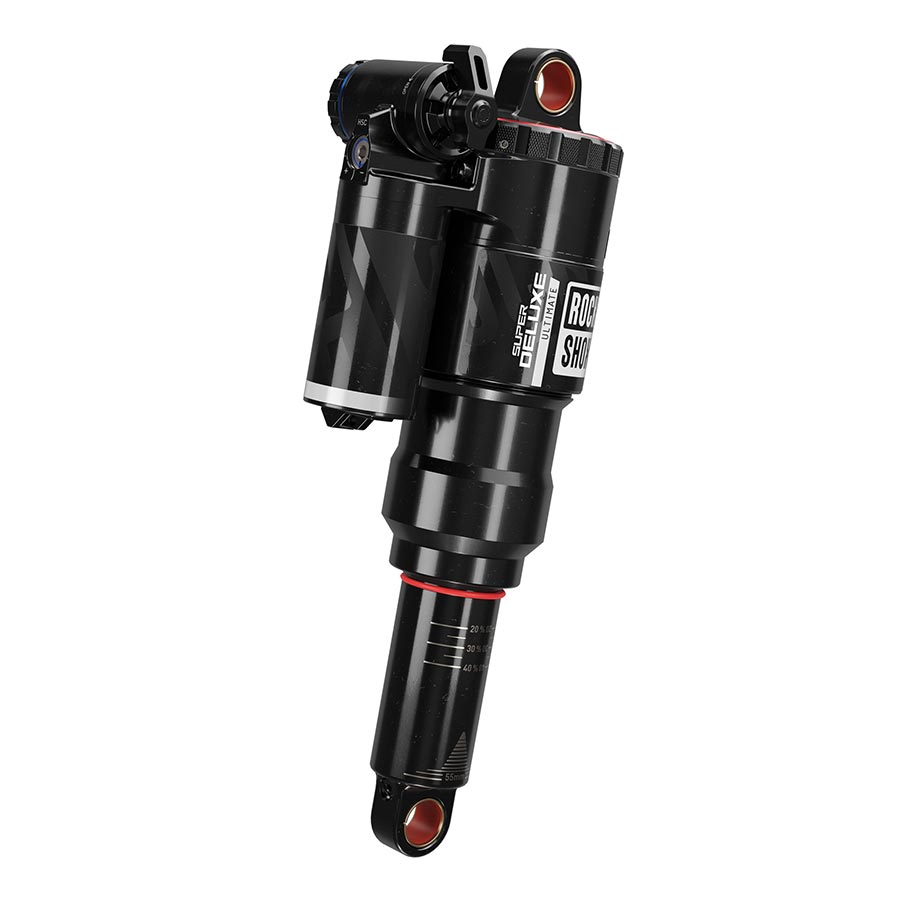 140947-01::1::140947-01::RockShox, Super Deluxe Ultimate C2, Amortisseur arrière, 230x65, Oeillet de tige: Standard, Oeillet de corps: Standard, 0 Neg/2 Pos Token, Reb55/Comp30, Lockout 4