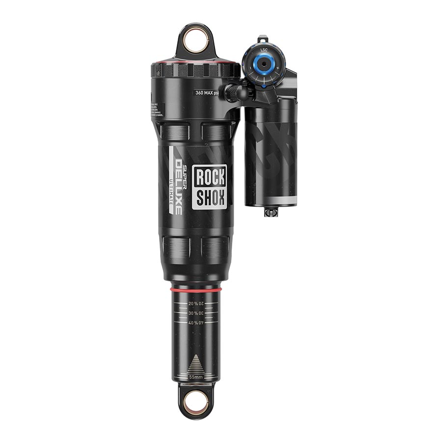 140947-23::0::140947-23::RockShox, Super Deluxe Ultimate C2, Amortisseur arrière, 190x40, Oeillet de tige: Standard, Oeillet de corps: Sans douille, 0Neg/2Sleeve Tokens, Reb55/Comp26, Lockout 4, Specialized Epic Evo 2021+