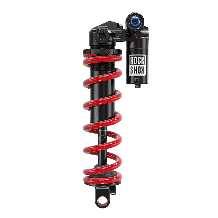 140948-14::0::140948-14::RockShox, Vivid Coil Ultimate C1, Amortisseur arrière, 185x52.5, Oeillet de tige: Standard, Oeillet de corps: Tourillon, Reb55/Comp30, Adj Hydraulic Bottom Out, Lockout 2