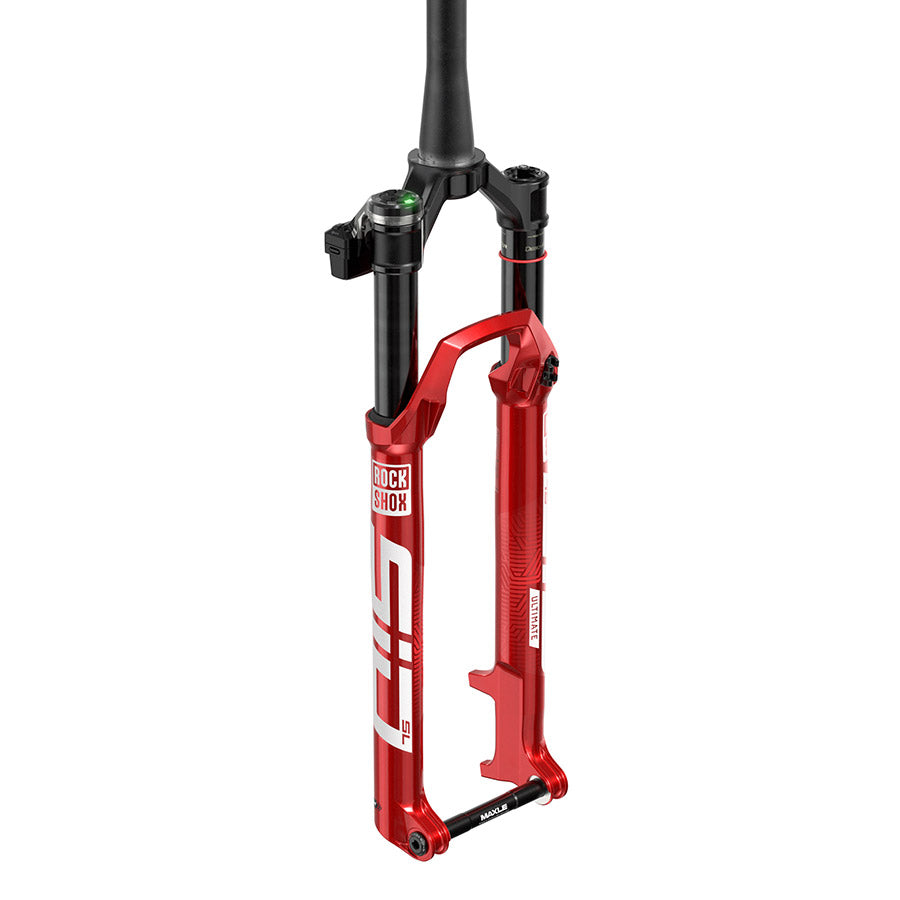 140985-03-29::0::140985-03-29::RockShox, SID SL Flight Attendant E1, Fourche à suspension, 29'', DebonAir, 100mm, 1-1/8''-1.5'', 15x110mm TA, Déport: 44mm, Rouge