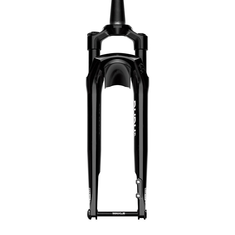 140989-02-700::3::140989-02-700::RockShox, Rudy XL Ultimate A1, Fourche à suspension, 700C, Solo Air, 50mm, 1-1/8''-1.5'', 12x100mm TA, Déport: 45mm, Noir