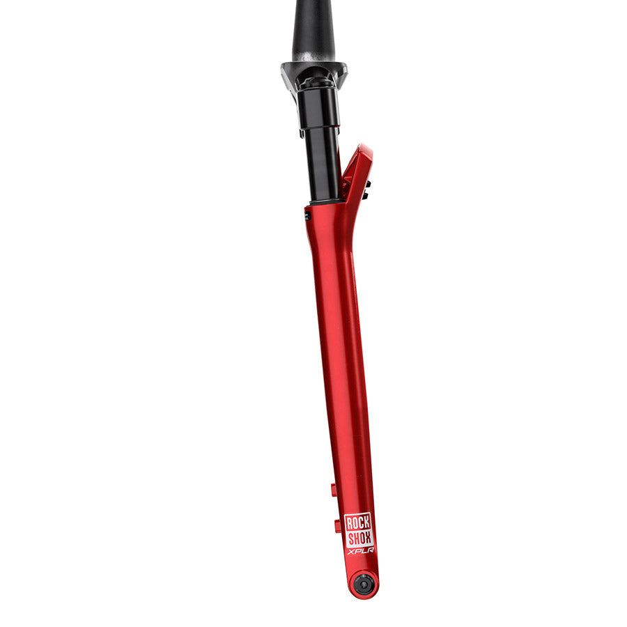 140989-03-700::2::140989-03-700::RockShox, Rudy XL Ultimate A1, Fourche à suspension, 700C, Solo Air, 60mm, 1-1/8''-1.5'', 12x100mm TA, Déport: 45mm, Rouge