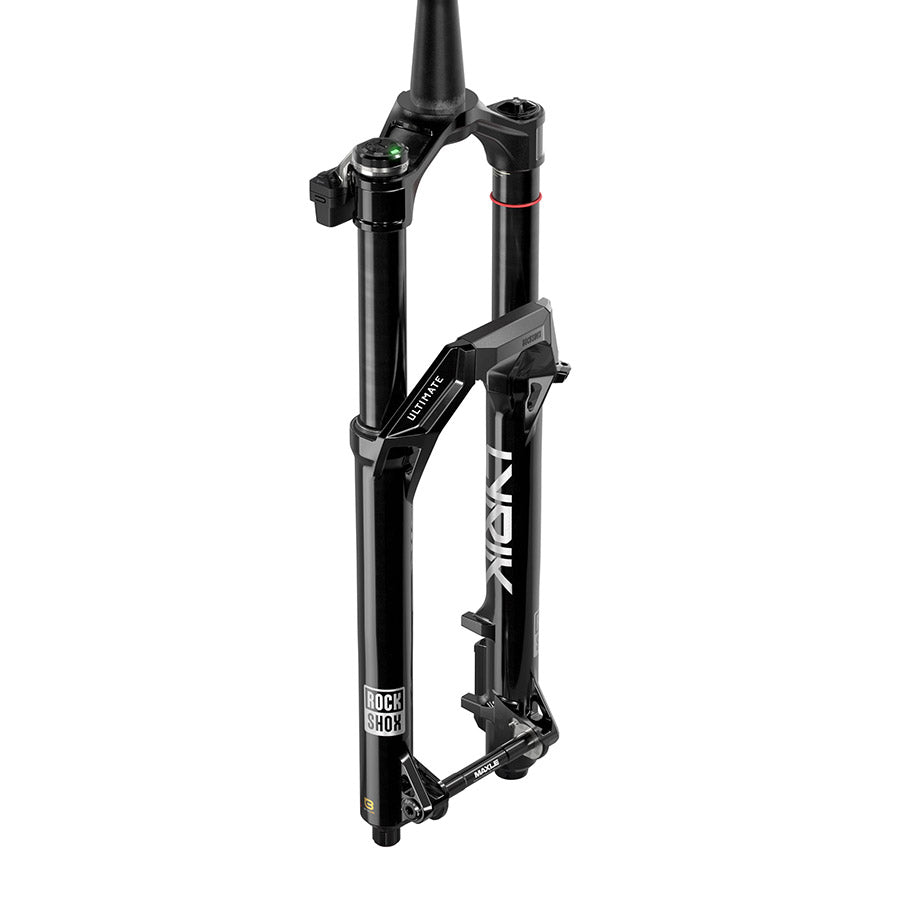 140993-02-29::1::140993-02-29::RockShox, Lyrik Flight Attendant E1, Fourche à suspension, 29'', Linear XL W/ButterCup, 160mm, 1-1/8''-1.5'', 15x110mm TA, Déport: 44mm, Rouge