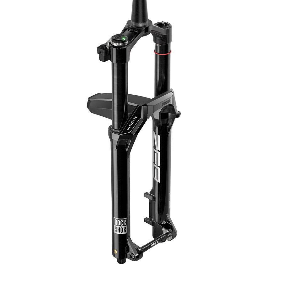 140996-01-29::4::140996-01-29::RockShox, ZEB Flight Attendant B1, Fourche à suspension, 29'', Linear XL W/ButterCup, 170mm, 1-1/8''-1.5'', 15x110mm TA, Déport: 44mm, Noir