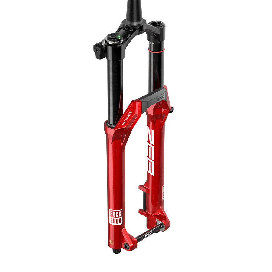 140996-02-29::1::140996-02-29::RockShox, ZEB Flight Attendant B1, Fourche à suspension, 29'', Linear XL W/ButterCup, 170mm, 1-1/8''-1.5'', 15x110mm TA, Déport: 44mm, Rouge