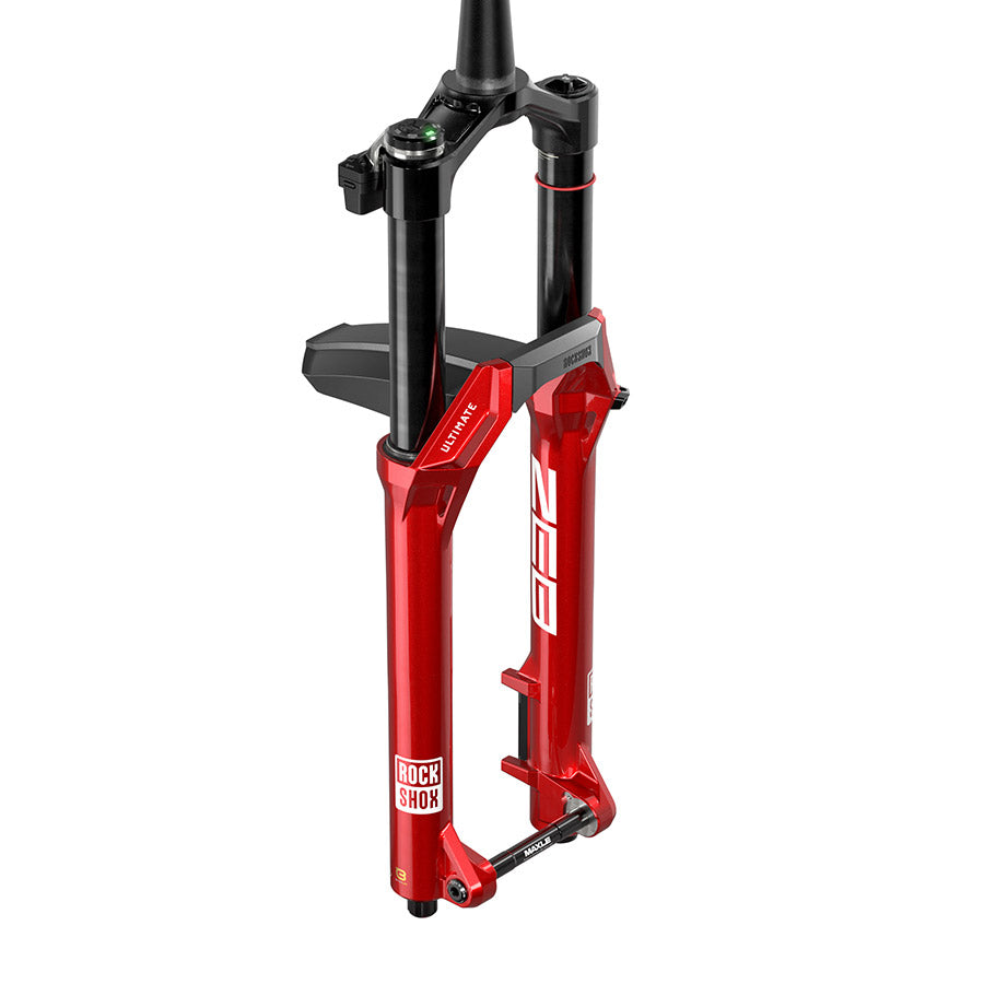 140996-02-29::4::140996-02-29::RockShox, ZEB Flight Attendant B1, Fourche à suspension, 29'', Linear XL W/ButterCup, 170mm, 1-1/8''-1.5'', 15x110mm TA, Déport: 44mm, Rouge