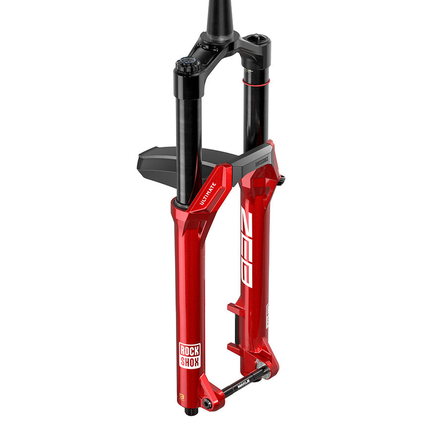 140997-07-275::5::140997-07-275::RockShox, ZEB Ultimate B1, Fourche à suspension, 27.5'', Linear XL W/ButterCup, 160mm, 1-1/8''-1.5'', 15x110mm TA, Déport: 44mm, Rouge