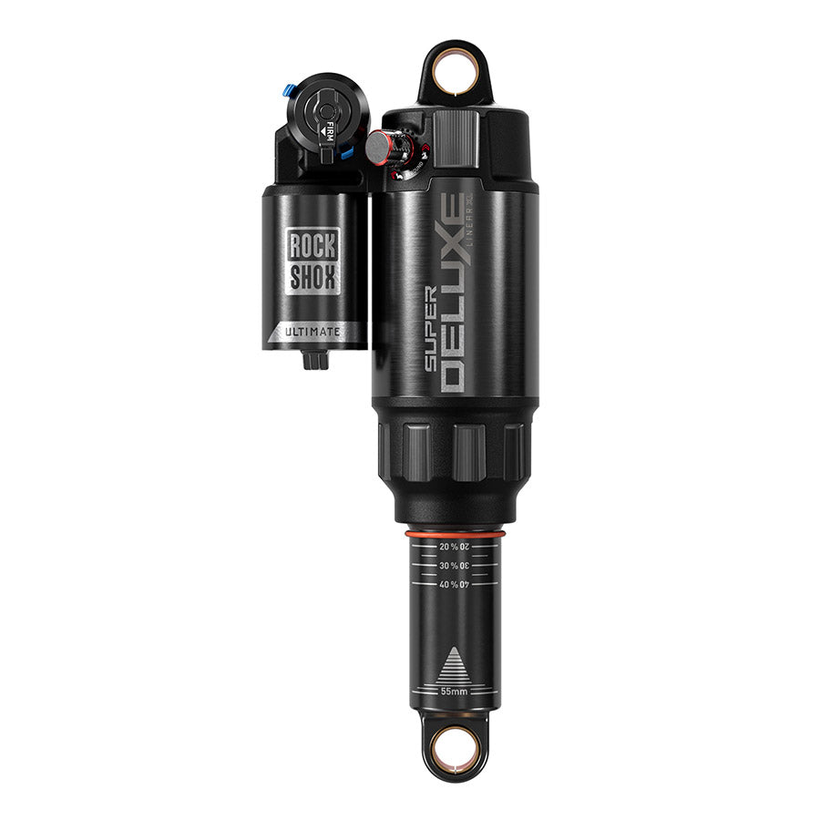 140998-22::1::140998-22::RockShox, Super Deluxe Ultimate D1, Amortisseur arrière, 210x55, Oeillet de tige: Standard, Oeillet de corps: Standard, Token Loc 2, Reb55/Comp30, Lockout45, Specialized Levo SL (S2-S6) 2022+