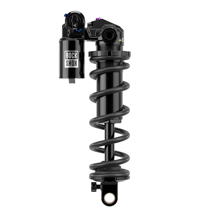 141001-12::0::141001-12::RockShox, Vivid Coil Ultimate D1, Amortisseur arrière, 185x55, Oeillet de tige: Standard, Oeillet de corps: Tourillon, Reb55/Comp34, Lockout45