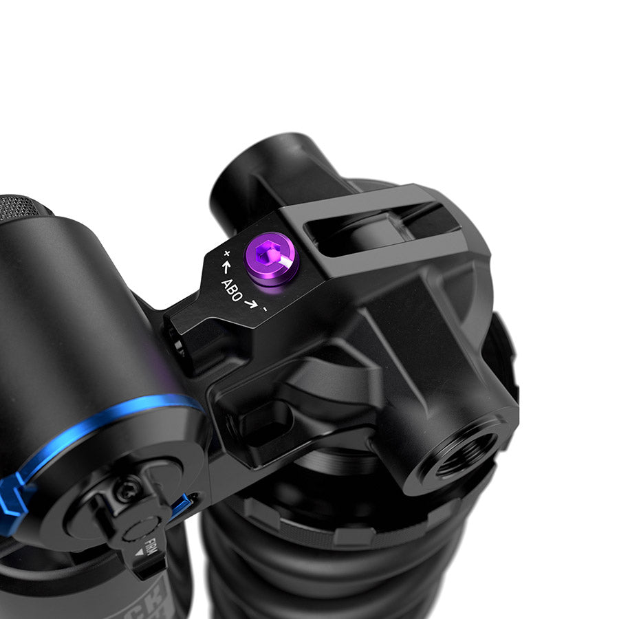 141001-19::2::141001-19::RockShox, Vivid Coil Ultimate D1, Amortisseur arrière, 205x60, Oeillet de tige: Sans douille, Oeillet de corps: Tourillon, Reb25/Comp34, Lockout 25, Specialized Enduro 2020+