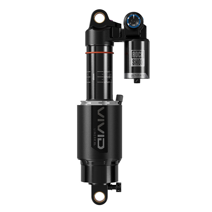 141003-03::1::141003-03::RockShox, Vivid Ultimate D1, Amortisseur arrière, 230x60, Oeillet de tige: Standard, Oeillet de corps: Standard, 2 Tokens, Reb55/Comp34, lockout 45