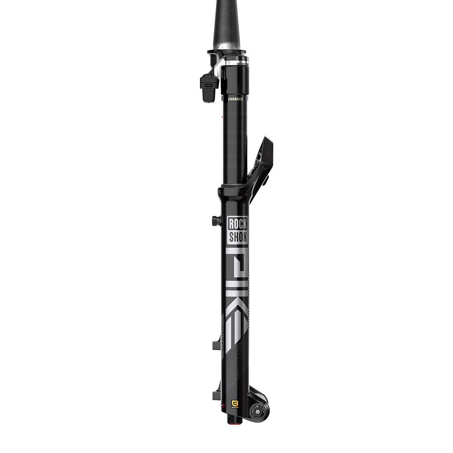 141004-01-29::2::141004-01-29::RockShox, Pike Flight Attendant C3, Fourche à suspension, 29'', DebonAir+ W/ButterCups, 140mm, 1-1/8''-1.5'', 15x110mm TA, Déport: 44mm, Noir, Télécommande: Vendue Séparément