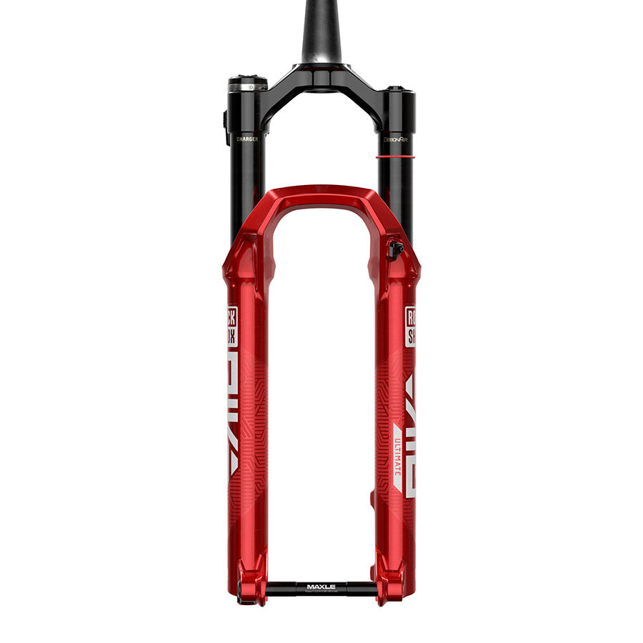 141004-02-29::1::141004-02-29::RockShox, Pike Flight Attendant C3, Fourche à suspension, 29'', DebonAir+ W/ButterCups, 140mm, 1-1/8''-1.5'', 15x110mm TA, Déport: 44mm, Rouge, Télécommande: Vendue Séparément