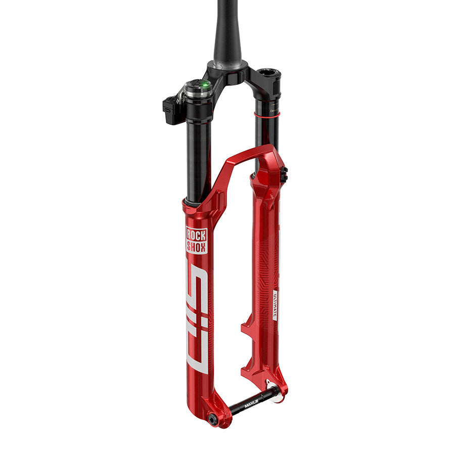 141005-02-29::0::141005-02-29::RockShox, SID Flight Attendant D2, Fourche à suspension, 29'', DebonAir, 120mm, 1-1/8''-1.5'', 15x110mm TA, Déport: 44mm, Rouge, Télécommande: Vendue Séparément