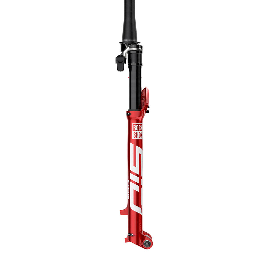 141006-03-29::2::141006-03-29::RockShox, SID SL Flight Attendant E2, Fourche à suspension, 29'', DebonAir, 100mm, 1-1/8''-1.5'', 15x110mm TA, Déport: 44mm, Rouge, Télécommande: Vendue Séparément