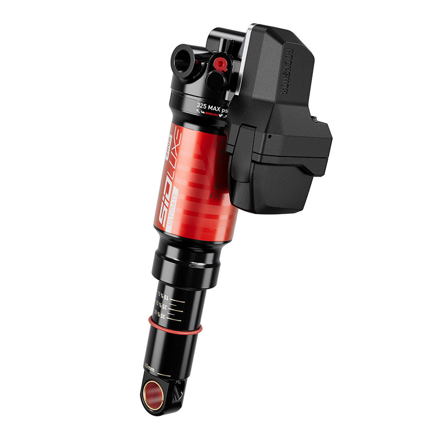 141007-02::0::141007-02::RockShox, SIDLuxe Flight Attendant A3, Amortisseur arrière, 165x45, Oeillet de tige: Tourillon, Oeillet de corps: Standard, 1 Token, Reb57/comp30, Mid8, Lockout8, Mondraker F-Podium 2023+