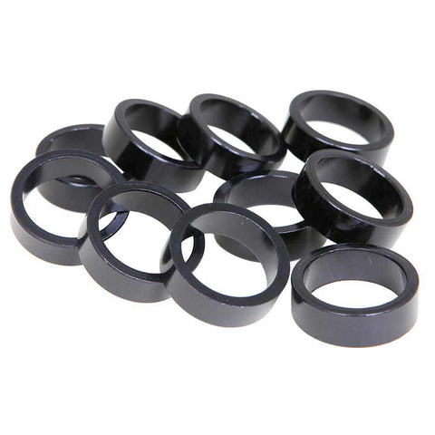 Espaceurs Direction 1 1/8 en Alliage Noir 5mm